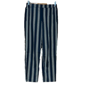 MPG Mondetta Performance Gear Blue Striped Pants Small